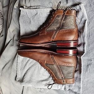 johnston and murphy warner shearling boot